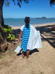 Milos Mint Signature Sand-Free Beach Towel