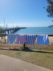 Sanur Pink Signature Sand-Free Beach Towel