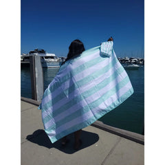 Milos Mint Signature Sand-Free Beach Towel Newlyfe