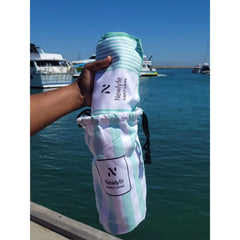 Milos Mint Signature Sand-Free Beach Towel Newlyfe