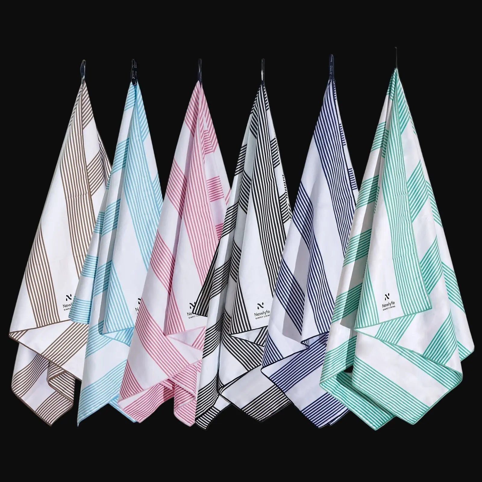 6 Pack Signature Beach Towels Bundle Newlyfe