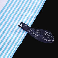 Calvi Sky Blue Signature Sand-Free Beach Towel Newlyfe