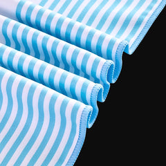Calvi Sky Blue Signature Sand-Free Beach Towel Newlyfe