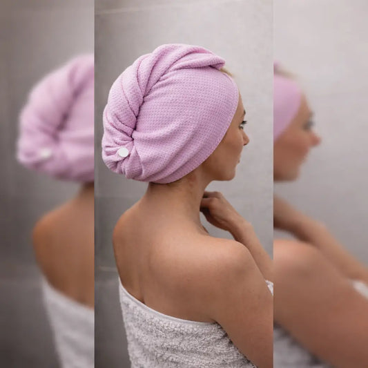 Pink Hair Towel Wrap Newlyfe