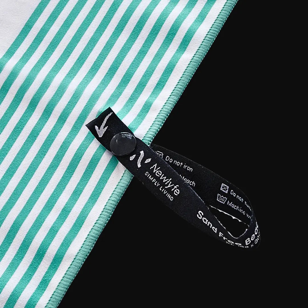 Milos Mint Signature Sand-Free Beach Towel Newlyfe