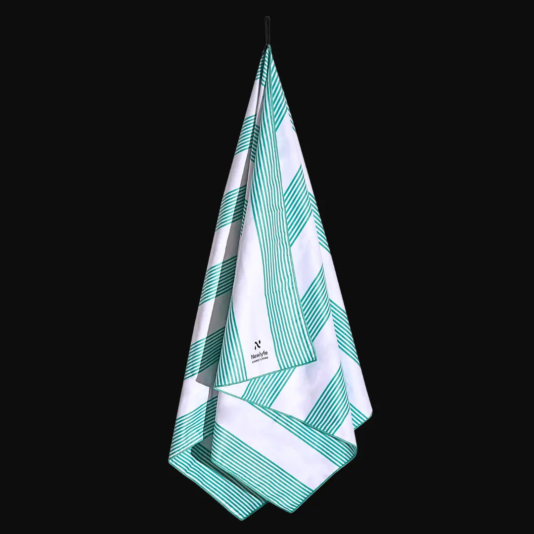 Milos Mint Signature Sand-Free Beach Towel Newlyfe