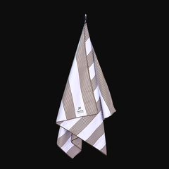 Piha Brown Signature Sand-Free Beach Towel
