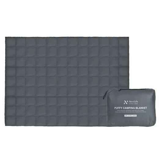 Puffy Camping Blanket, Grey Newlyfe