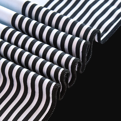 Santorini Black Signature Sand-Free Beach Towel