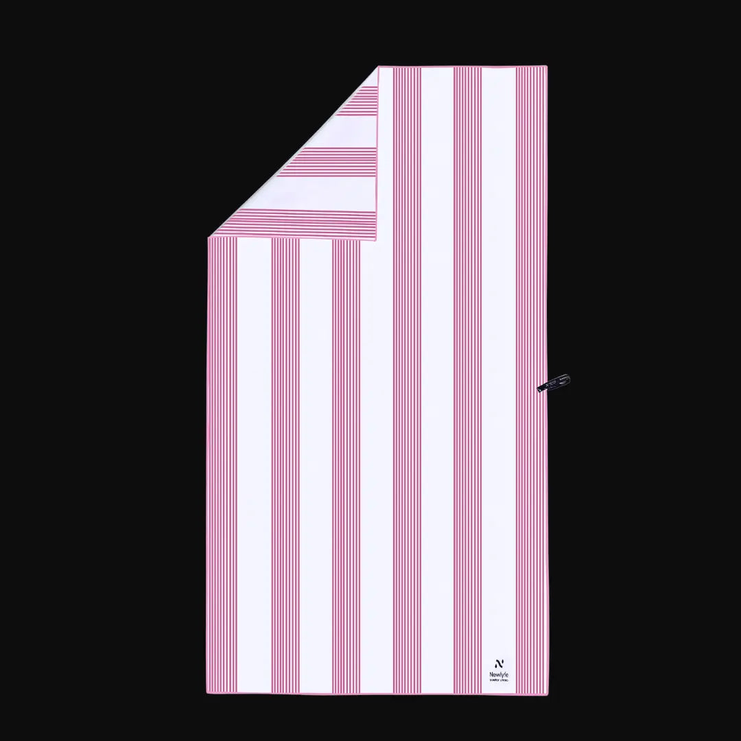 Sanur Pink Signature Sand-Free Beach Towel Newlyfe