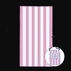 Sanur Pink Signature Sand-Free Beach Towel