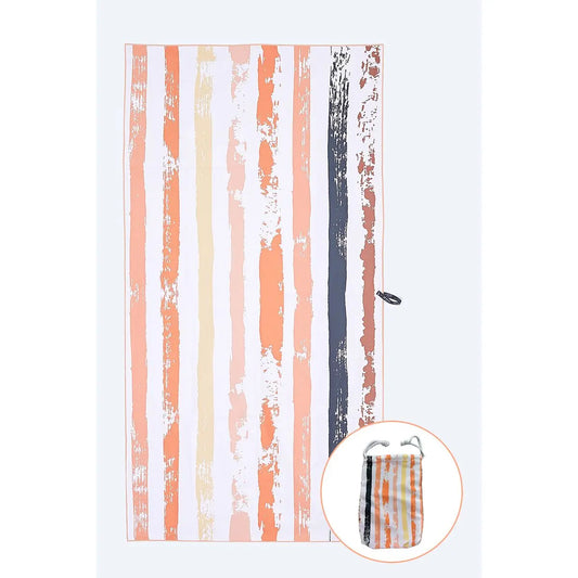 Coral Bay XL Beach Towel & Pouch Newlyfe