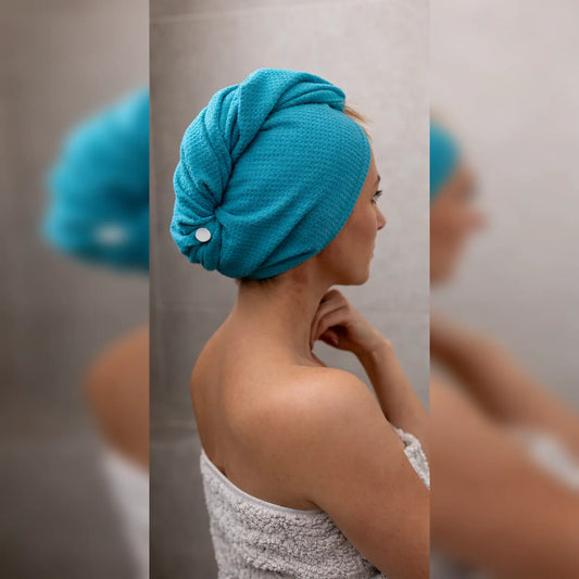 Teal Hair Towel Wrap Newlyfe