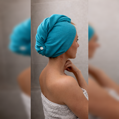 Teal Hair Towel Wrap Newlyfe