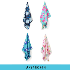 4 Pack Kids Beach Towel Bundle