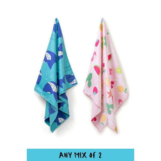 2 Pack Kids Beach Towels
