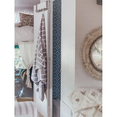 TRAVEL BATH TOWEL GREY