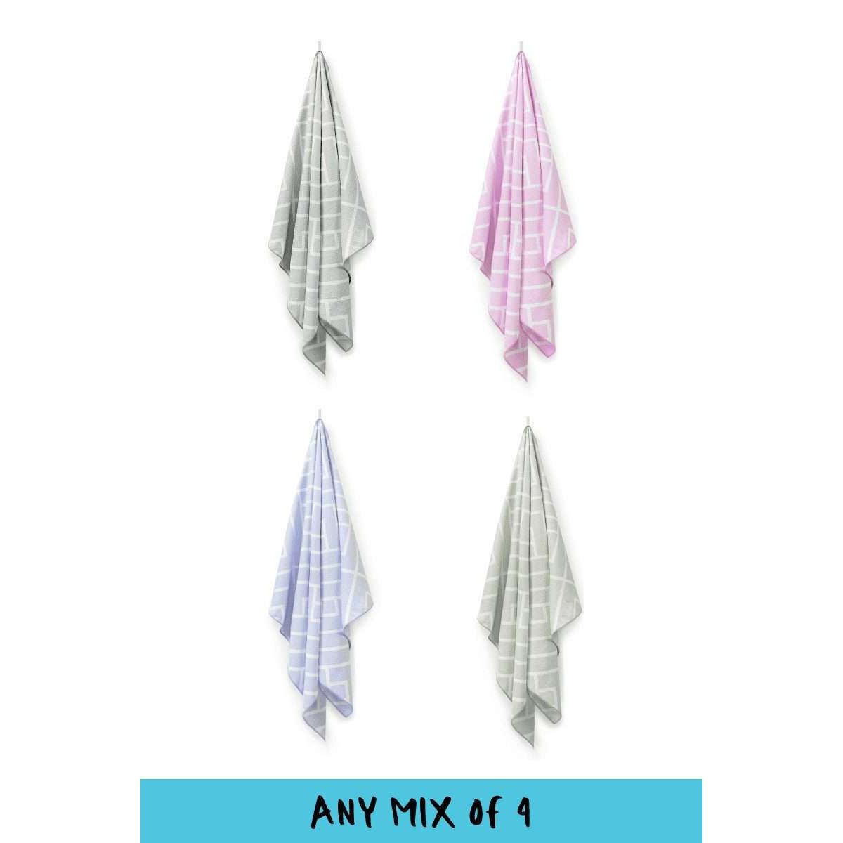 4 Pack Bath Towels