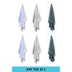 QUICK DRY BATH TOWEL BUNDLE 6 PACK