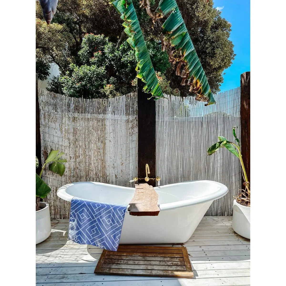 mini towel hand towel blue