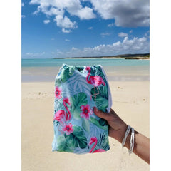 DRAWSTRING POUCH CARRY POUCH Flamingo