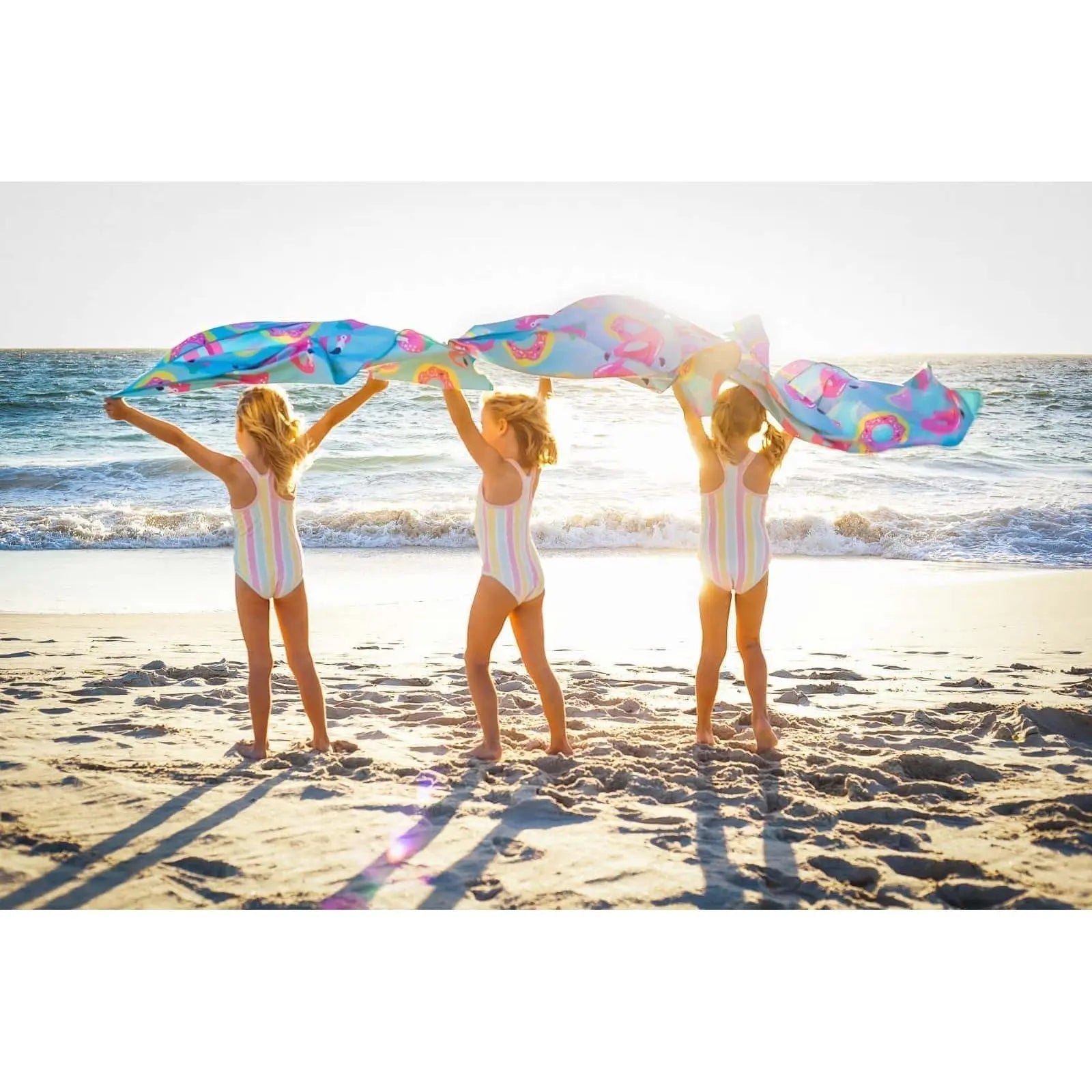 NEWLYFE SAND FREE MICROFIBER BEACH TOWEL FOR KIDS