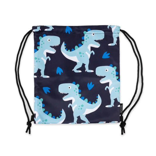 Dino Drawstring Swim Bag