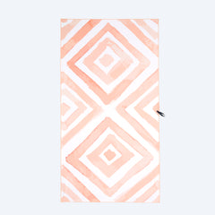 Bundle - Coral Reef Large Beach Towel & Pouch