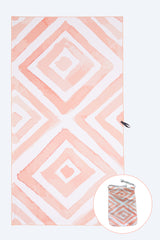 Bundle - Coral Reef Large Beach Towel & Pouch