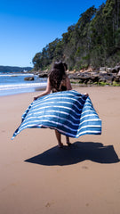 Bundle - Palm Cove Large Beach Towel & Pouch