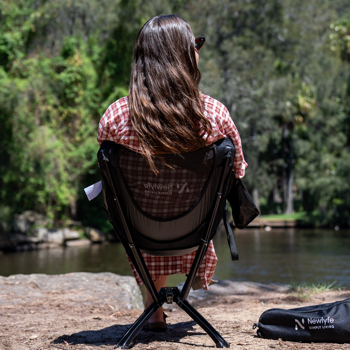 Clearance Newlyfe Outdoor Black Chair - First Edition