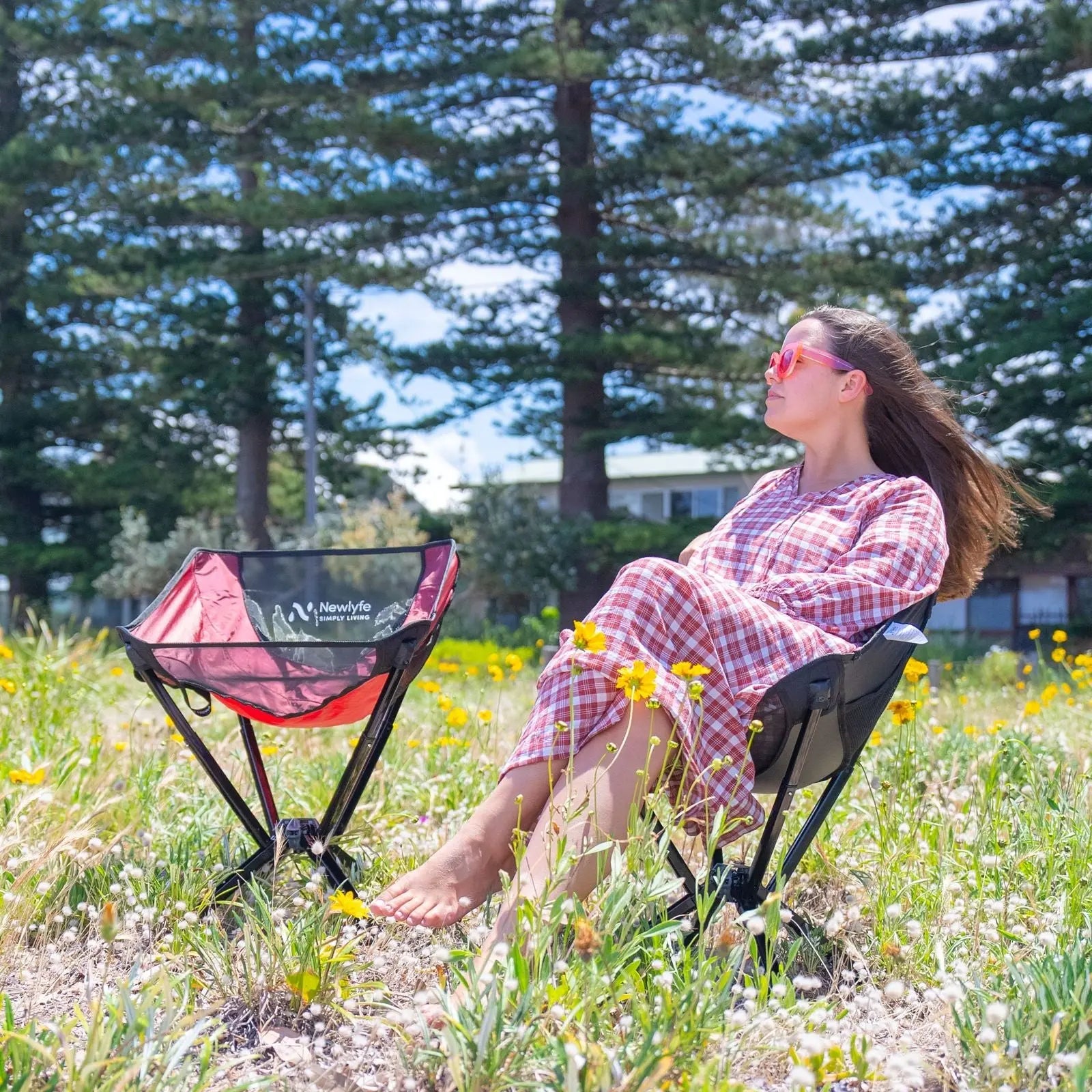 Mini Explorer Riding Chair Foldable Camping Chair, Bottle Size – Outback | Newlyfe