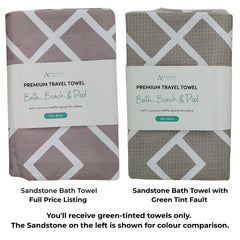 Sandstone Quick Dry Bath Towel - Green-Tinted Batch Newlyfe