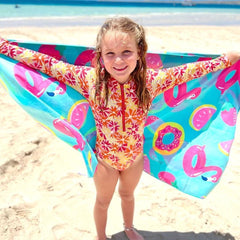 4 Pack Kids Beach Towel Bundle