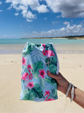 DRAWSTRING POUCH CARRY POUCH Flamingo