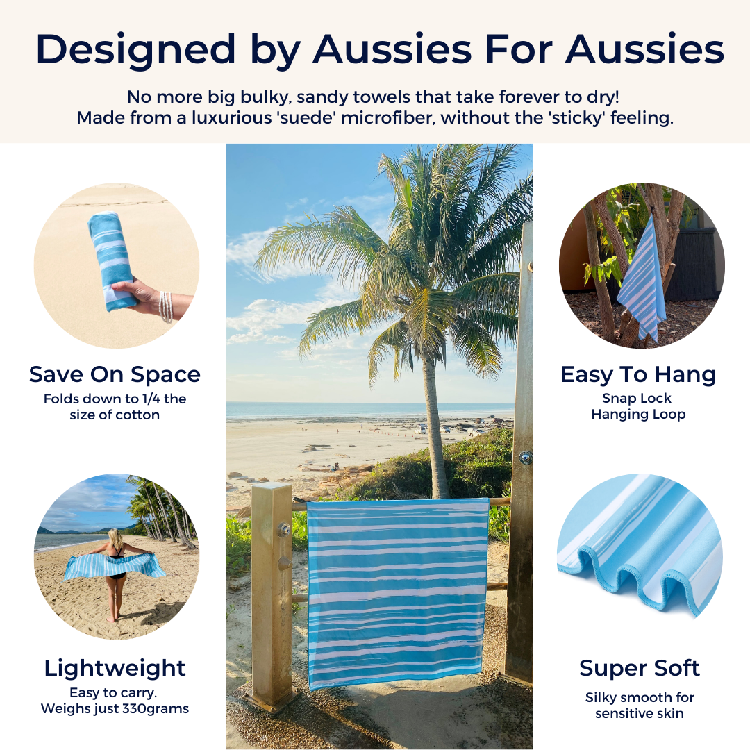 beach towels australia AZURE