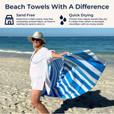 Noosa sand free beach towel and pouch